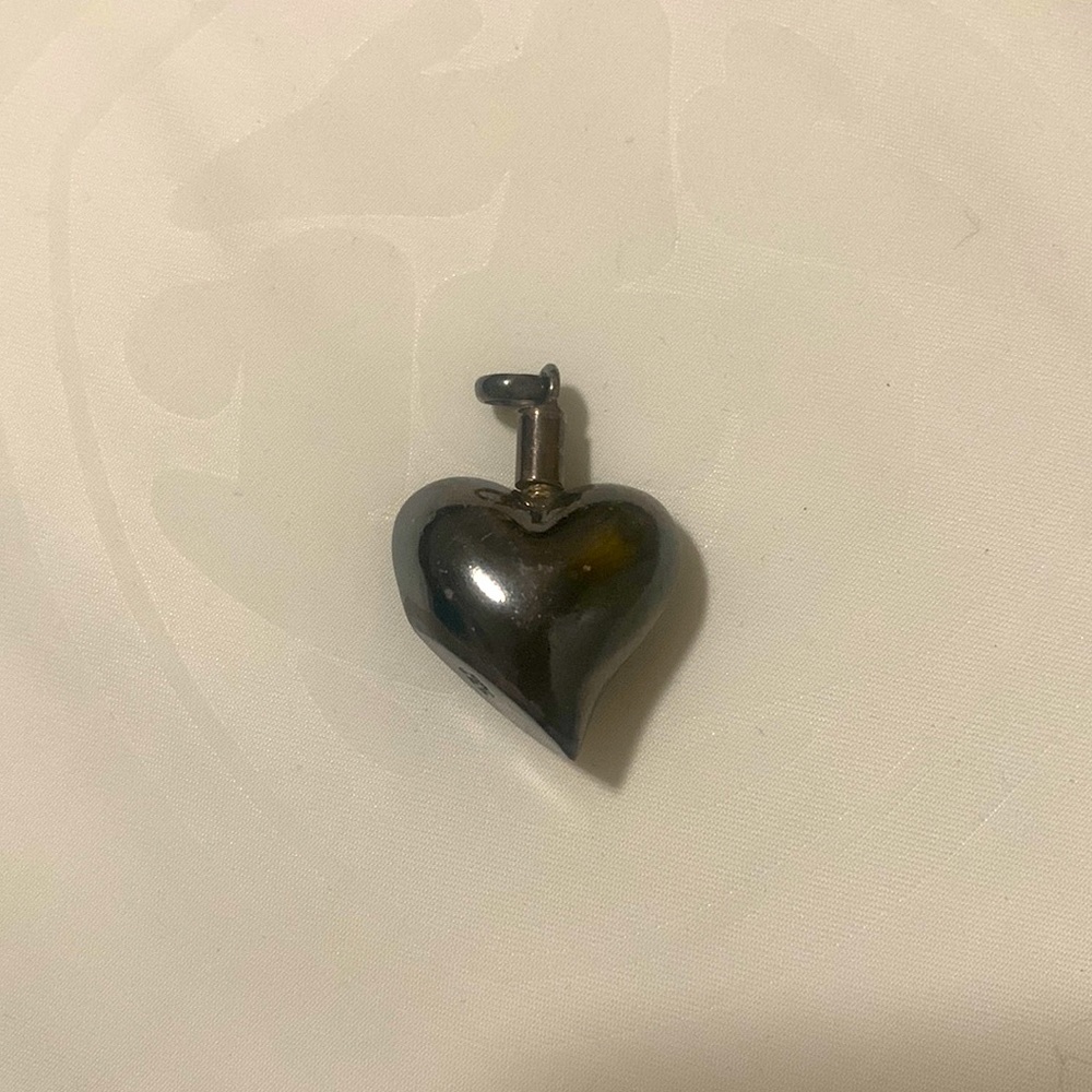 Vintage EUC Stainless Steel Perfume Pendant